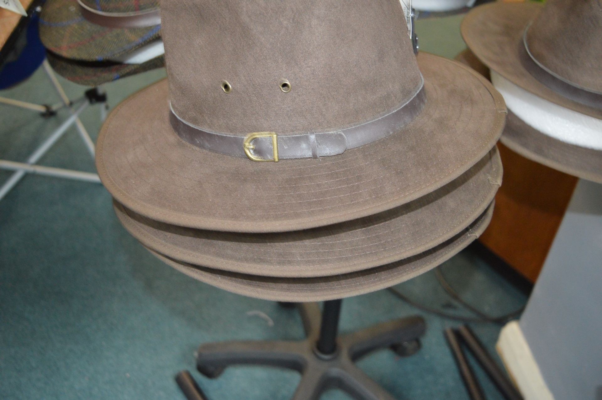 Three Hawkins Hats Size: 59