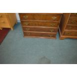 Four Drawer Reproduction Mahogany Chest