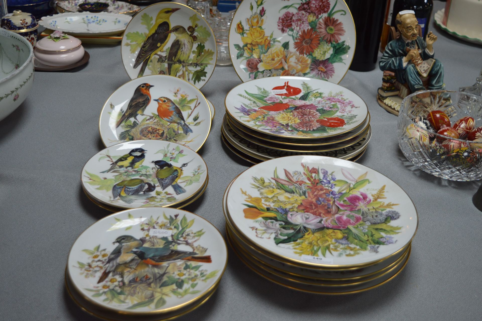 Wildlife and Flower Wall Plates by BGBM of Germany