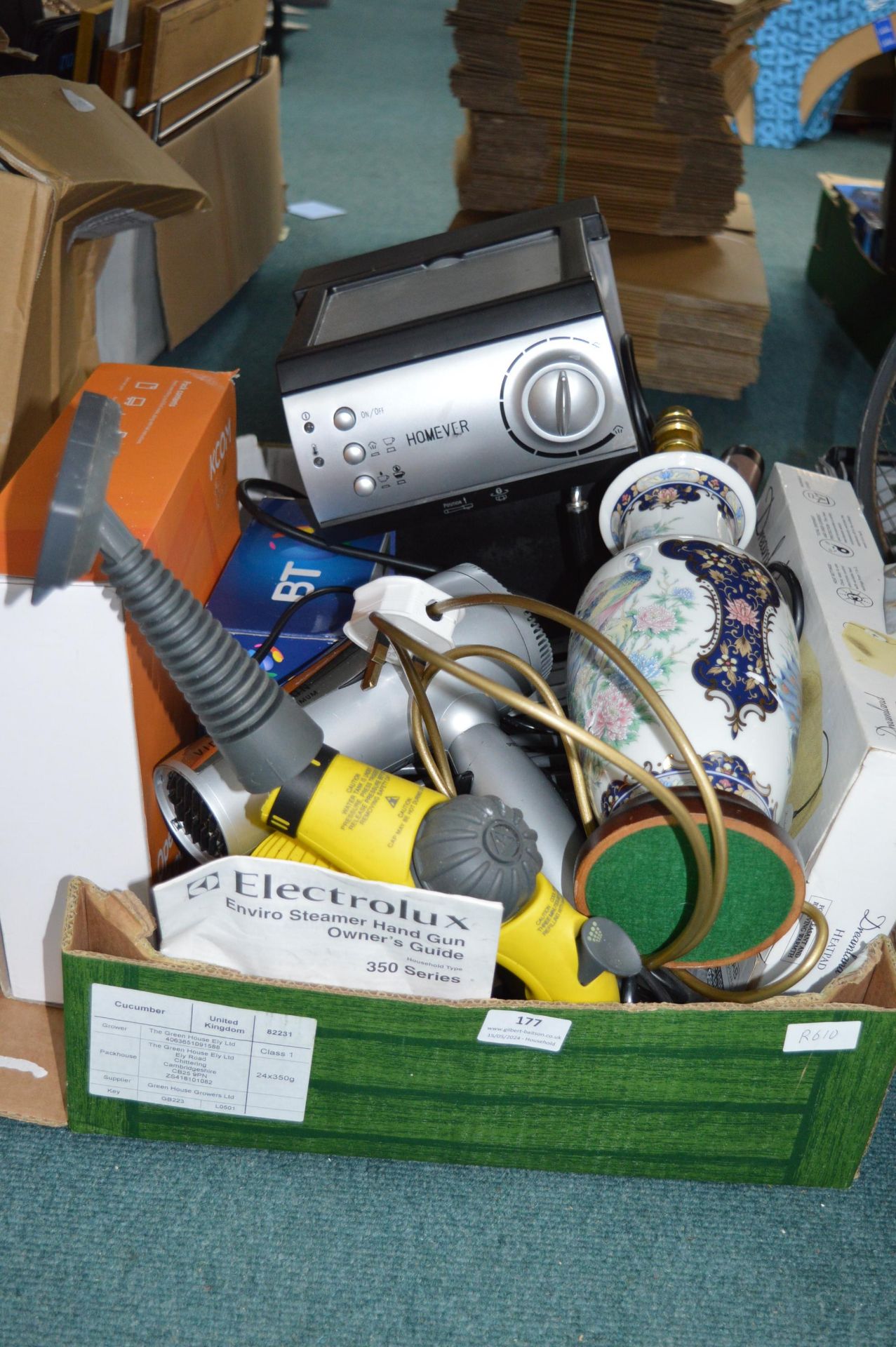 Electrical Items Including Lamps, Coffee Machine,