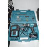 Makita DHP453 Cordless Drill with Charger, Battery