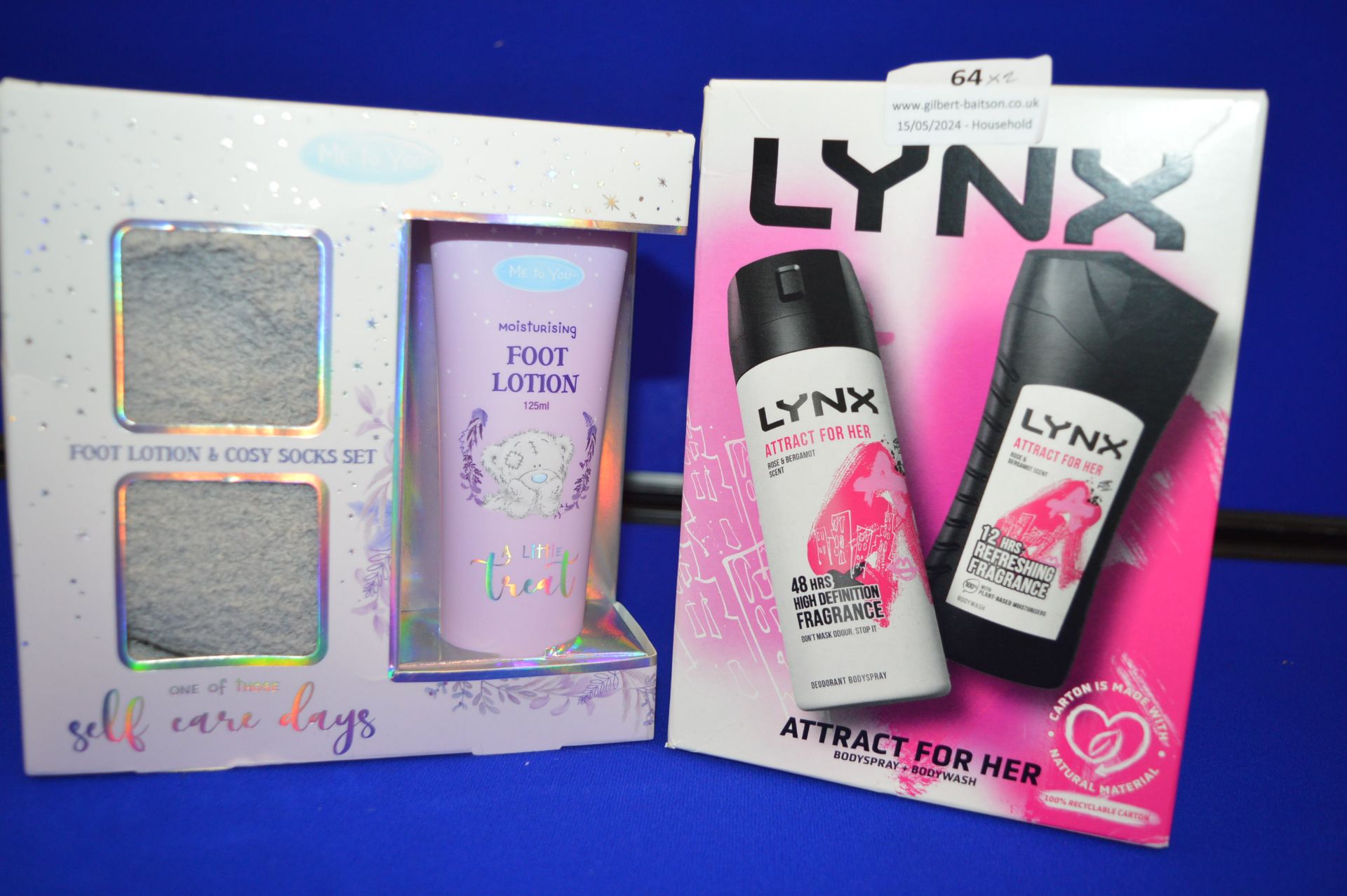 Lynx Attract for Her Toiletry Set plus Foot Lotion
