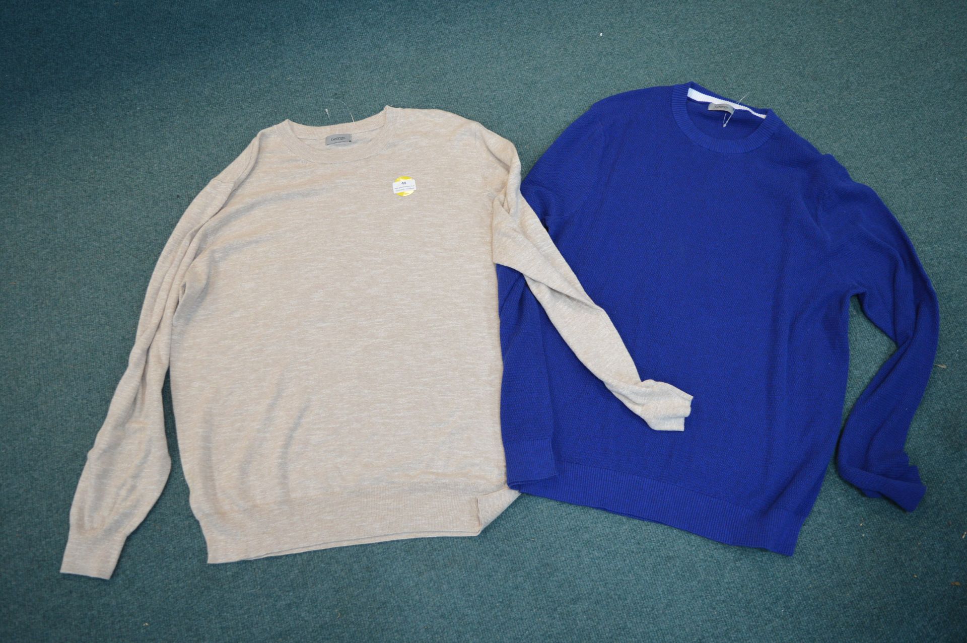 Two George Gent's Jumpers Size: XL