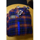 *Grayers Heritage Flannels Checked Shirt in Terracotta/Blue Size: L