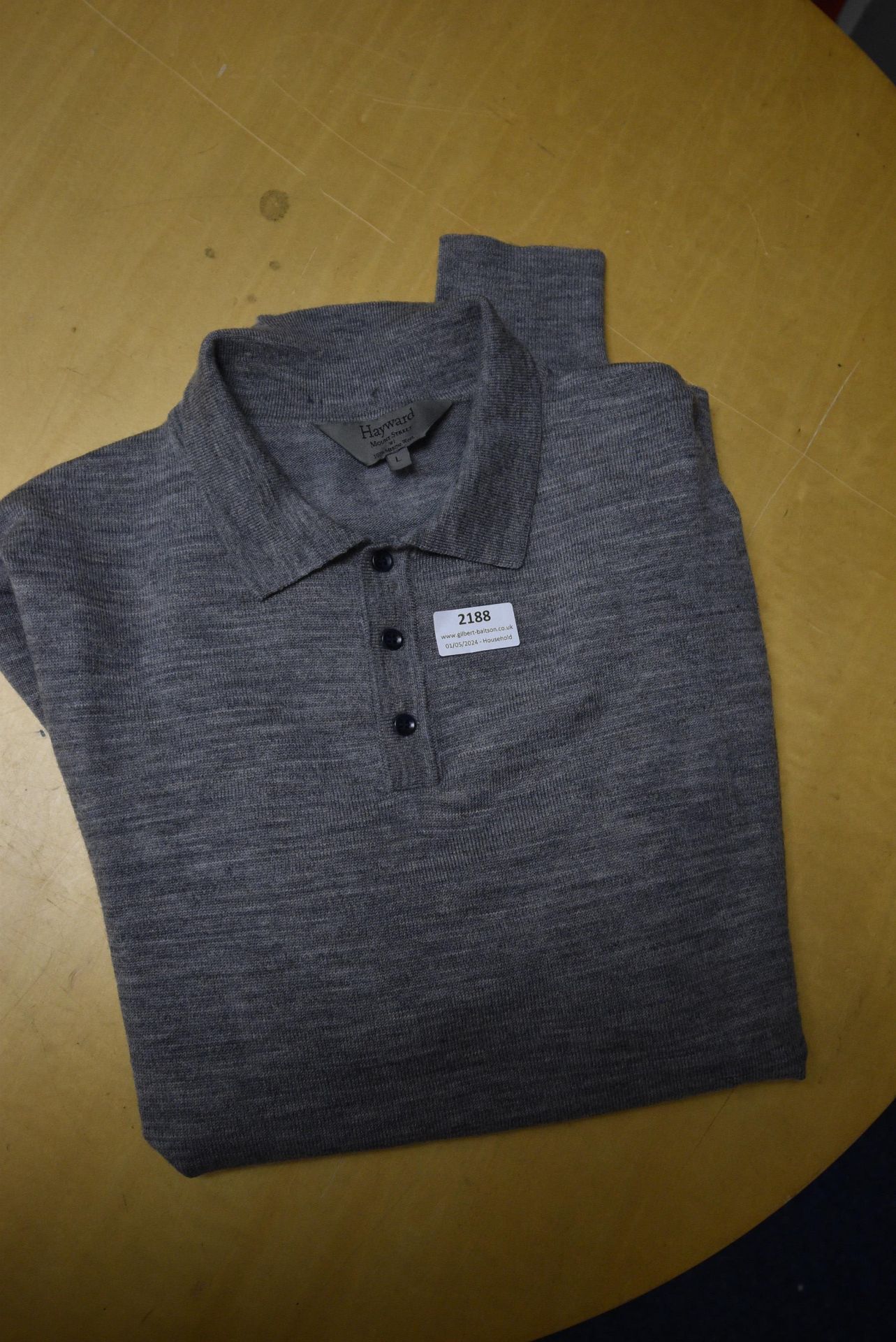 *Hayward 100% Merino Wool Jersey Size: L