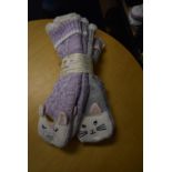 *Two Pairs of Jane & Bleecker Unicorn & Cat Slipper Socks