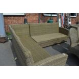 L-Shaped Patio Seating