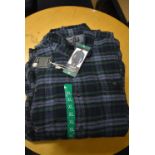 *Grayers Heritage Flannels Checked Shirt in Blue & Green Size: XL