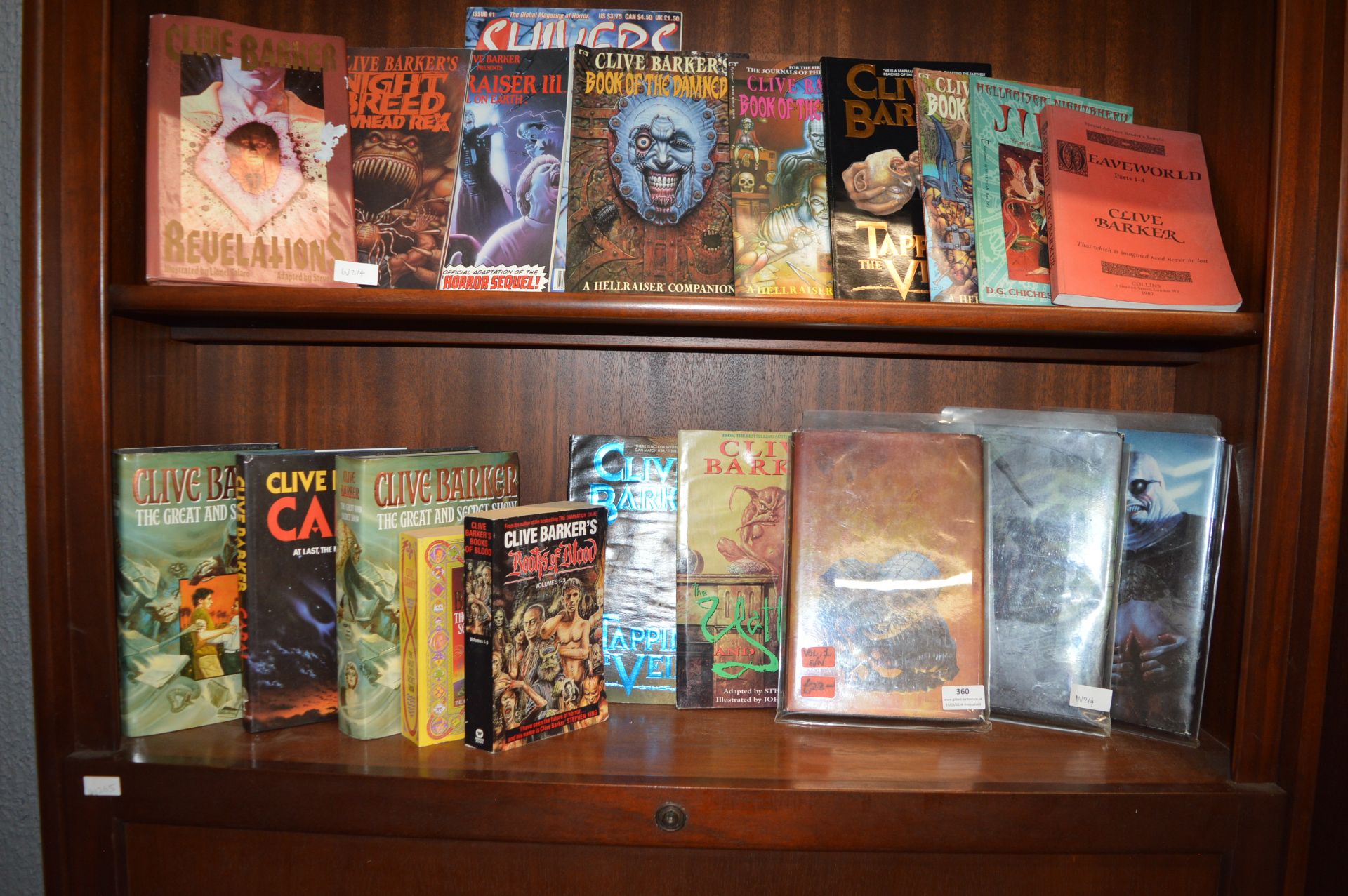 Clive Barker Book and Graphic Novel Collection