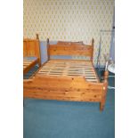 Solid Double Bed Frame