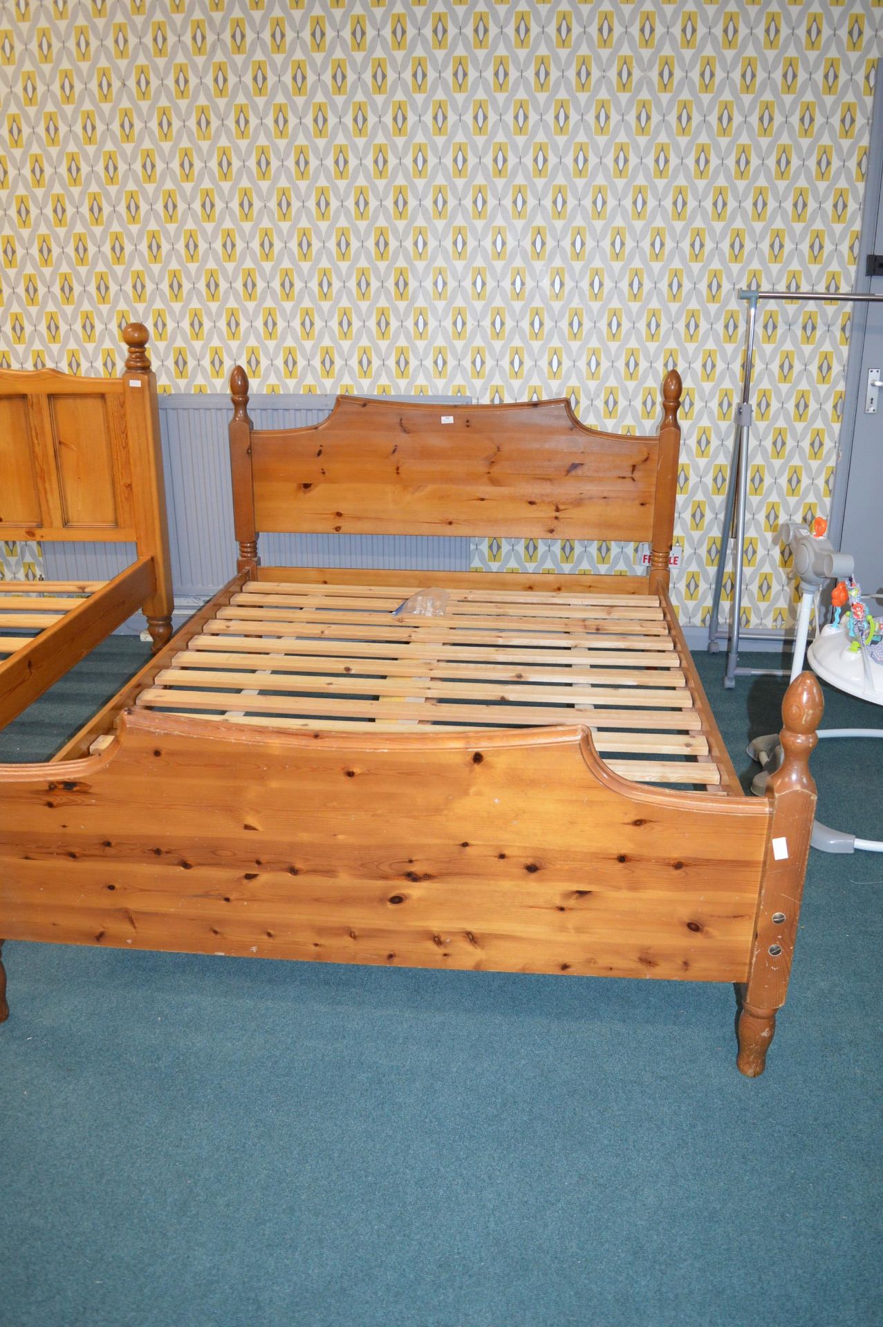 Solid Double Bed Frame