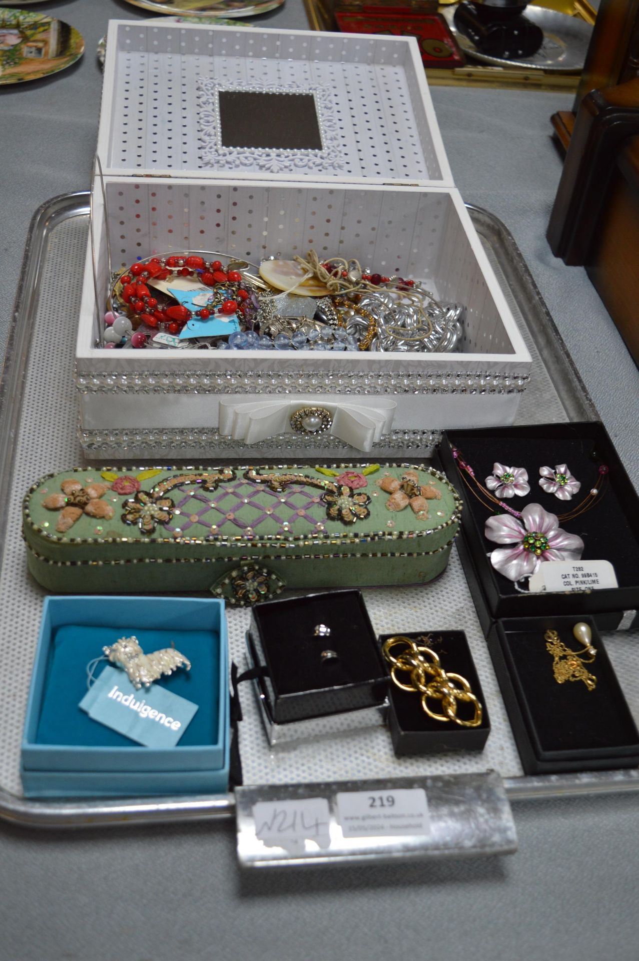 Jewellery Box and Costume Jewellery