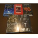 Five James Herbert Hardback Novels