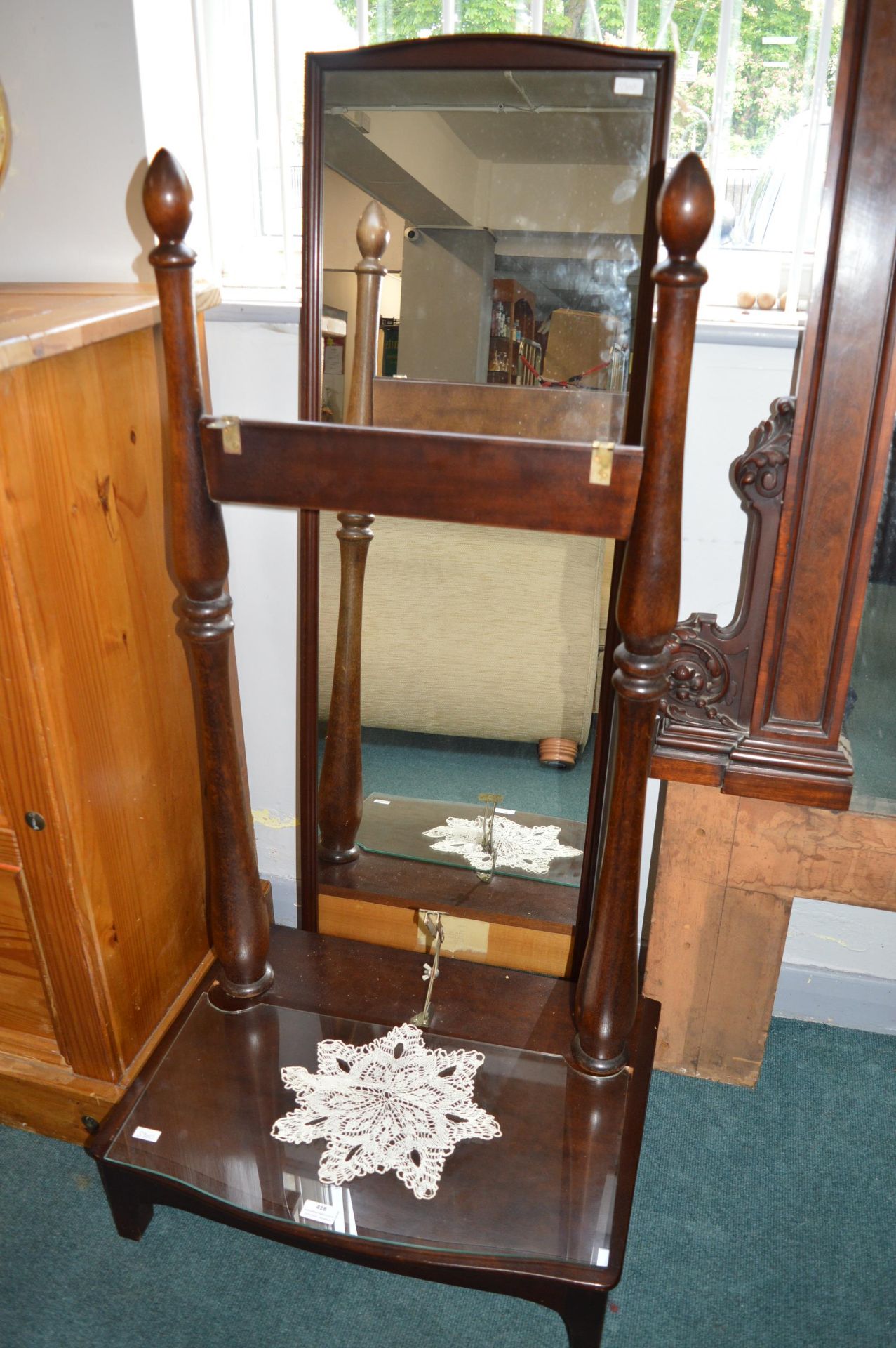 Stag Cheval Mirror