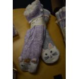 *Two Pairs of Jane & Bleaker Unicorn & Cat Slipper Socks