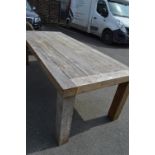 Solid Pine Outdoor Table 240x100cm