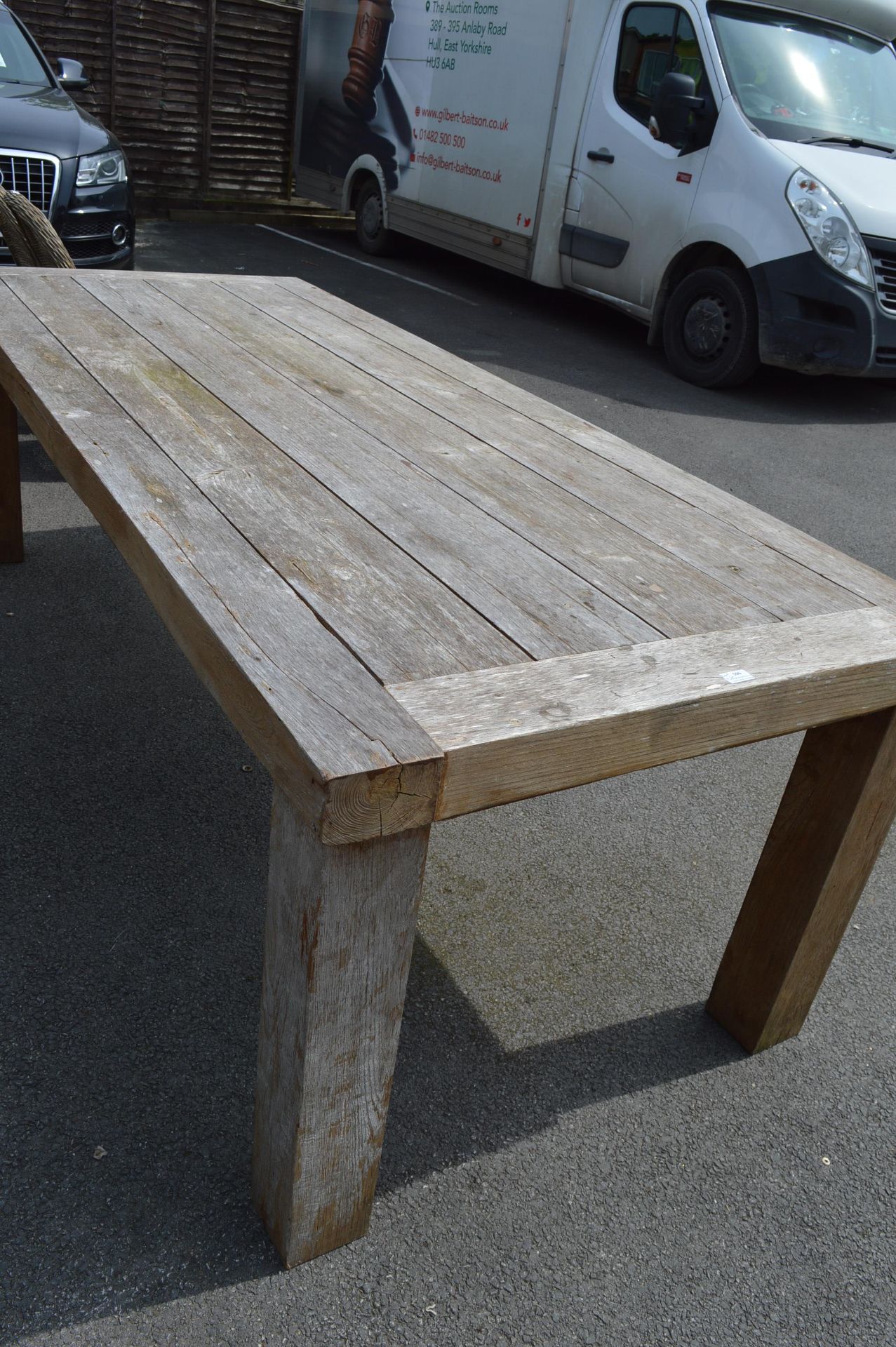 Solid Pine Outdoor Table 240x100cm
