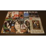 Nine Q Magazines etc. Including Led Zeppelin and M