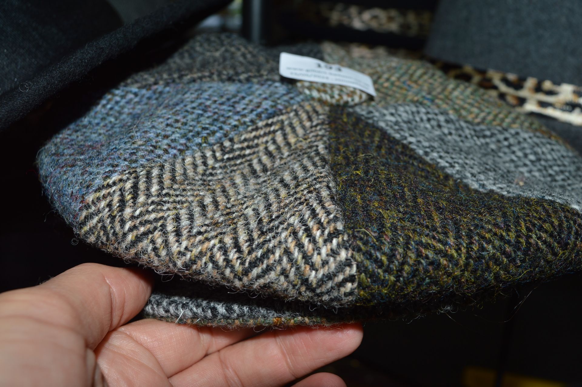 Strathanan Gent's Harris Tweed Cap Size: 56