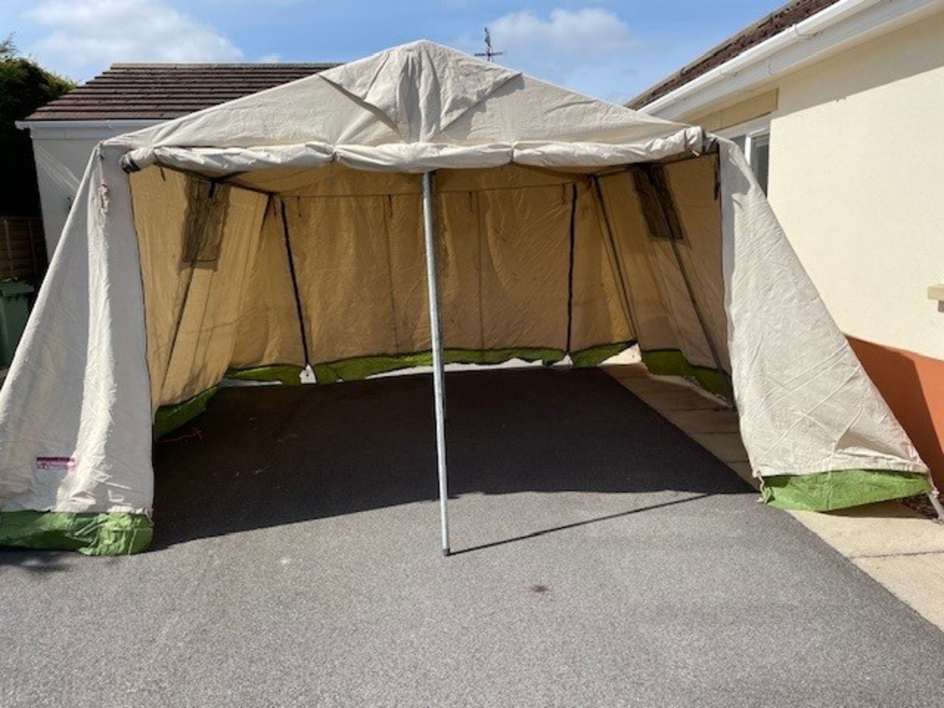 Cotswold 12 Vintage Canvas Marquee Tent - Image 7 of 11