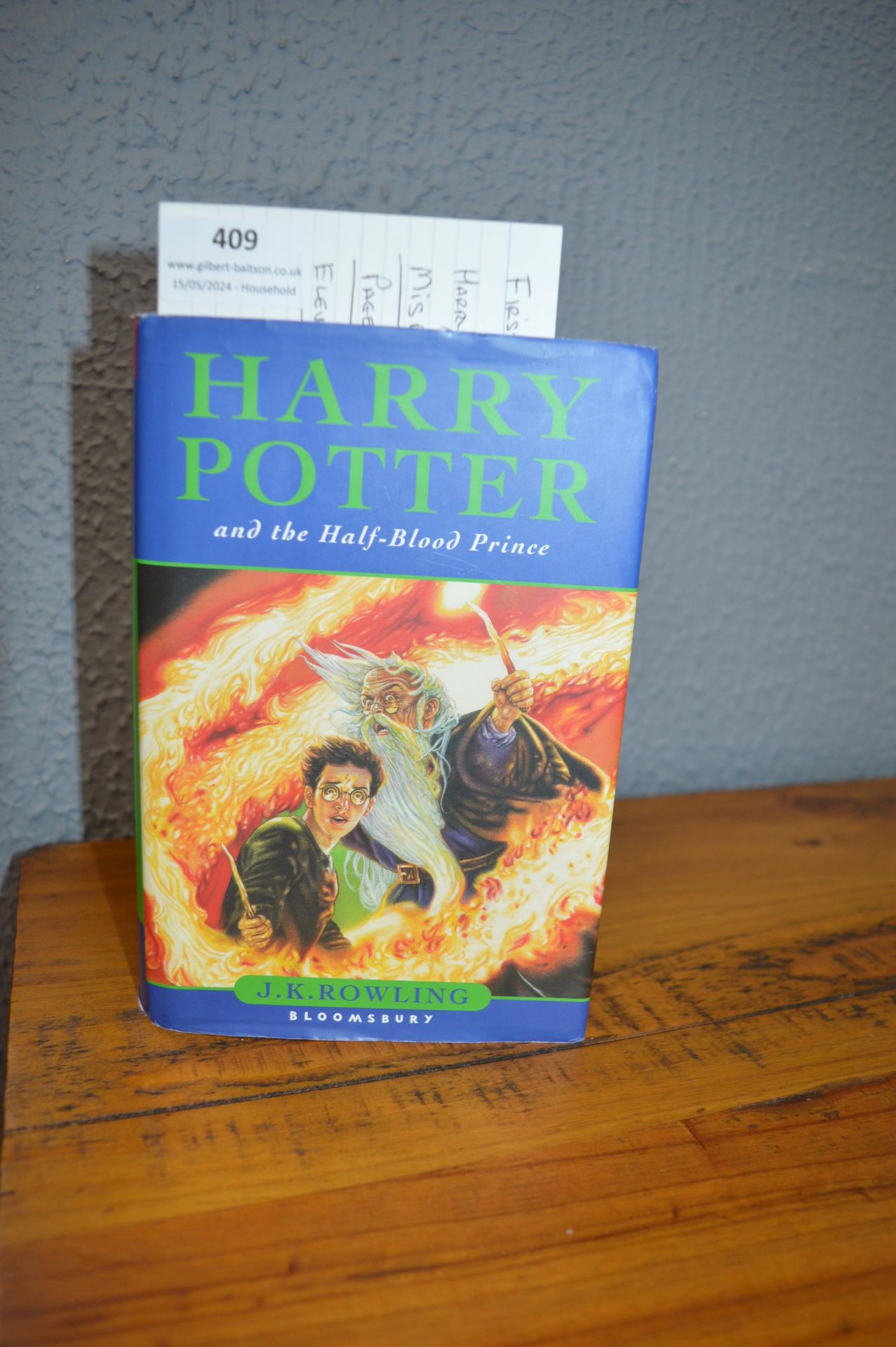 First Edition Harry Potter & The Half Blood Prince