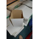 Fifty Small Flatpack Cardboard Boxes