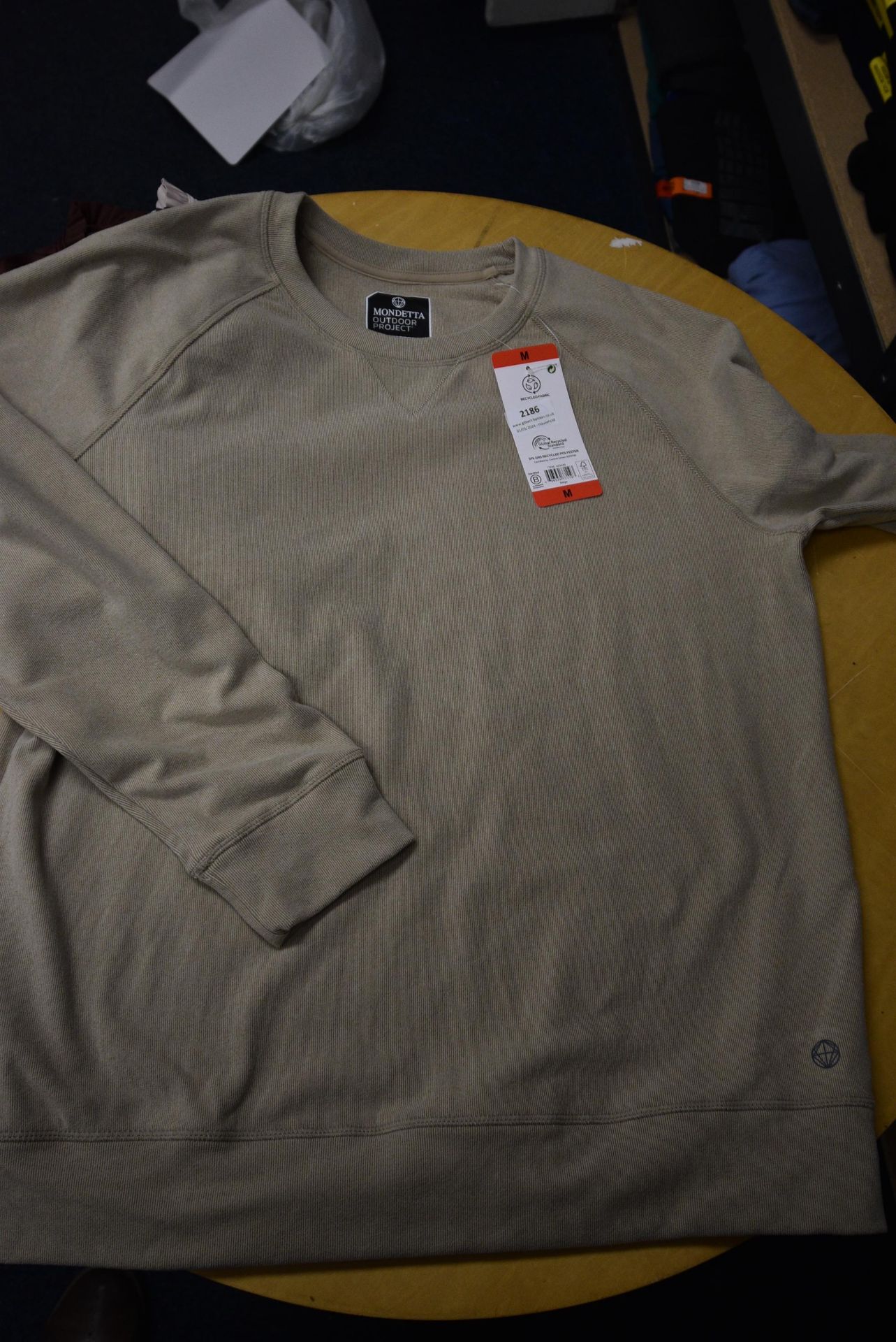 *Mondetta Outdoor Project Men’s Long Sleeve Top in Beige Size: M