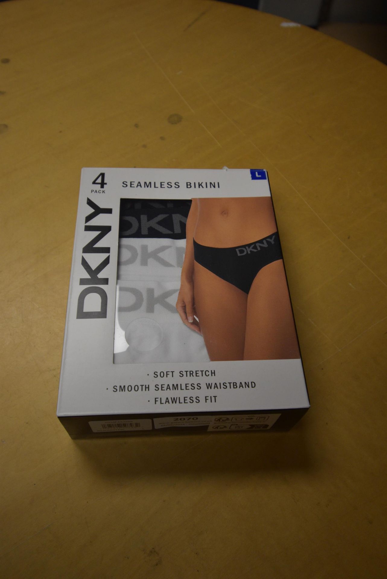 * Pack of DKNY Seamless Bikini Briefs Size: L