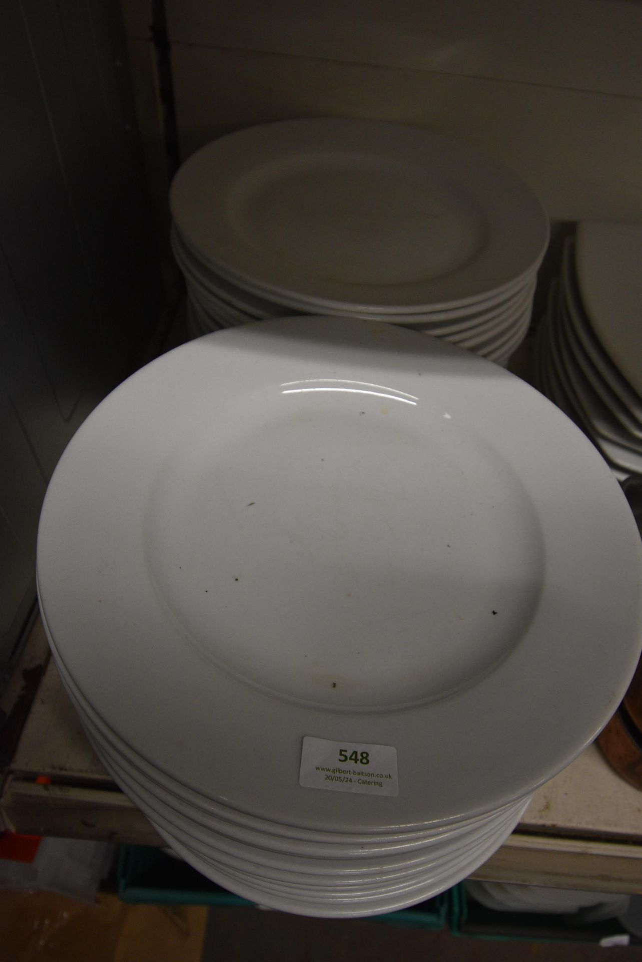 ~30 Plain White Plates