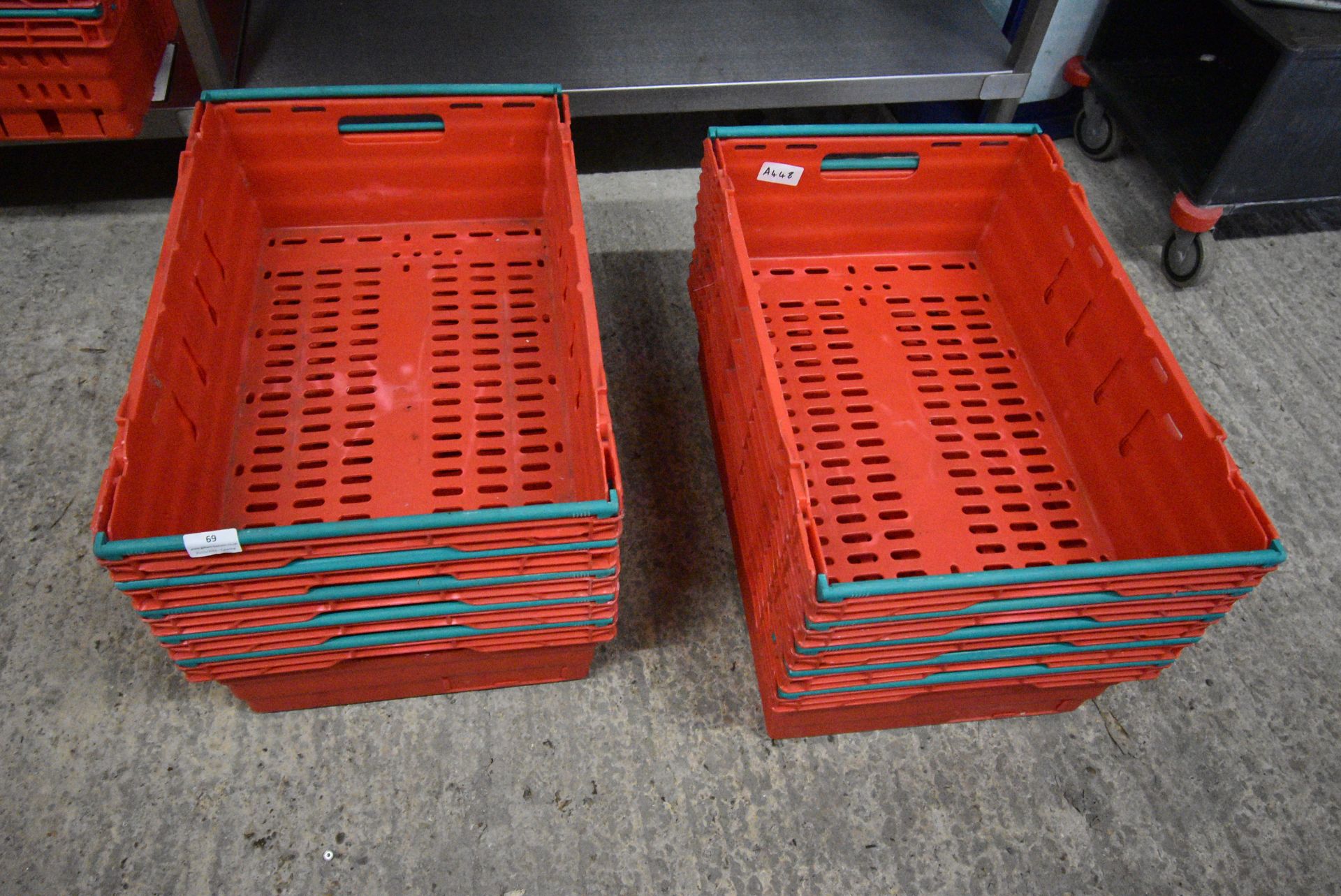 Ten Red Trays