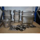 Quantity of Assorted Bain Marie Inserts