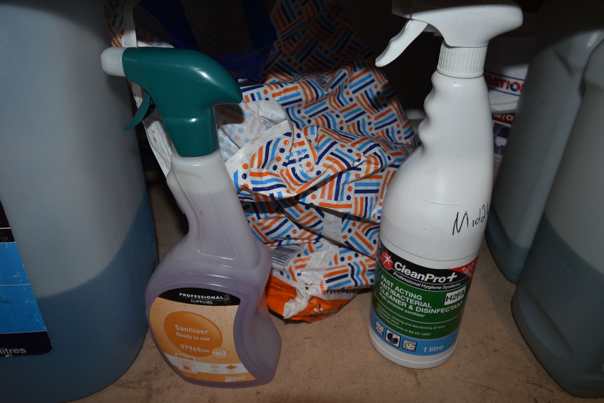 Quantity of Assorted Cleaning Supplies Including Automatic Rinse Aid, Antibacterial Wipes, Fairy - Image 3 of 5