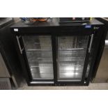 Black Undercounter Drinks Chiller