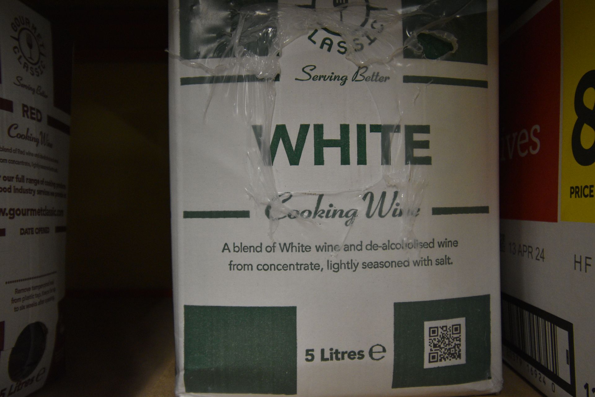 2x 5L and 1x 3L of White Cooking Wine - Image 2 of 2