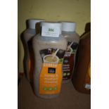 2x 1L of Honey & Mustard Dressing, and 1x 1L of Classic French Dressing