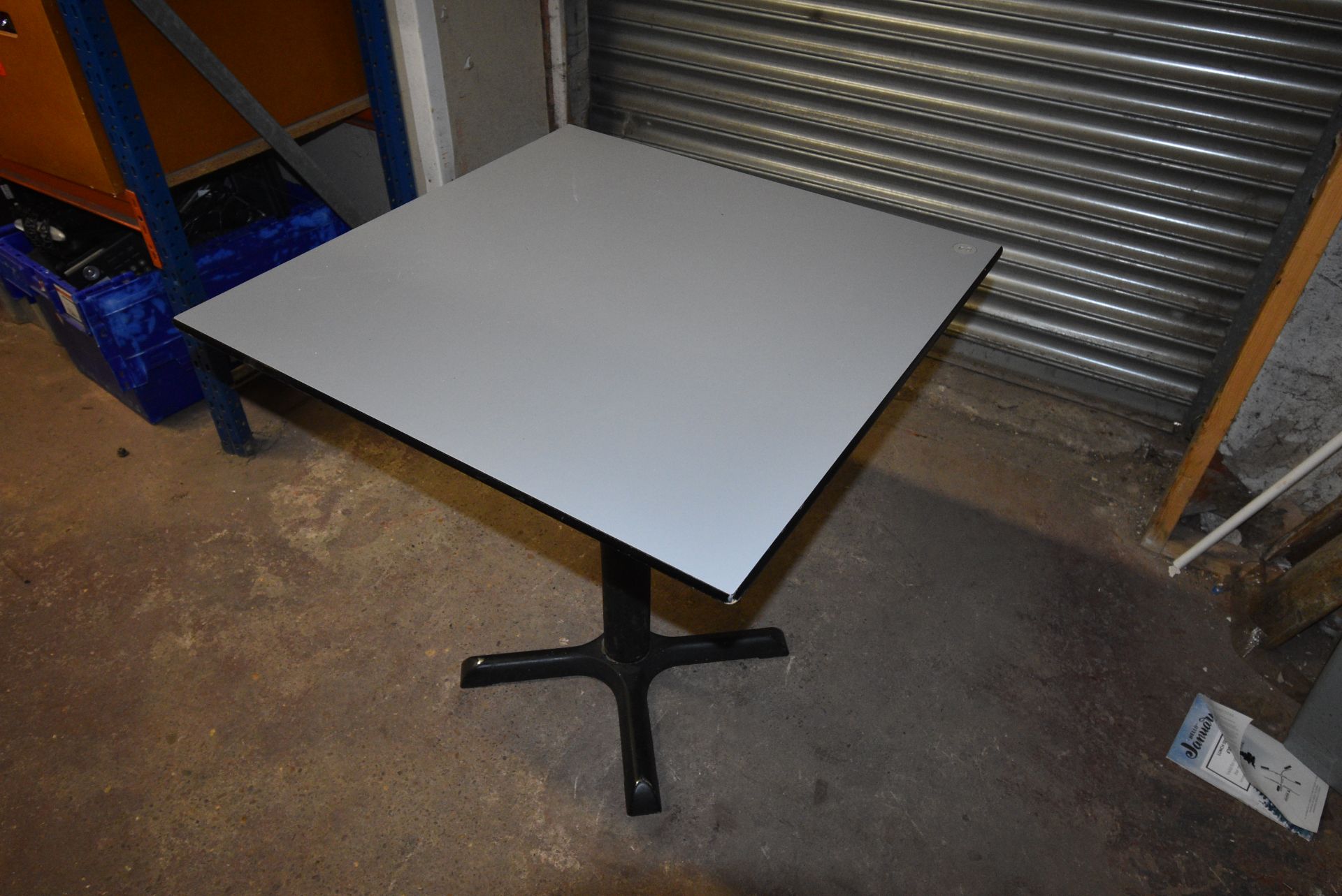*70cm Square Single Pedestal Table