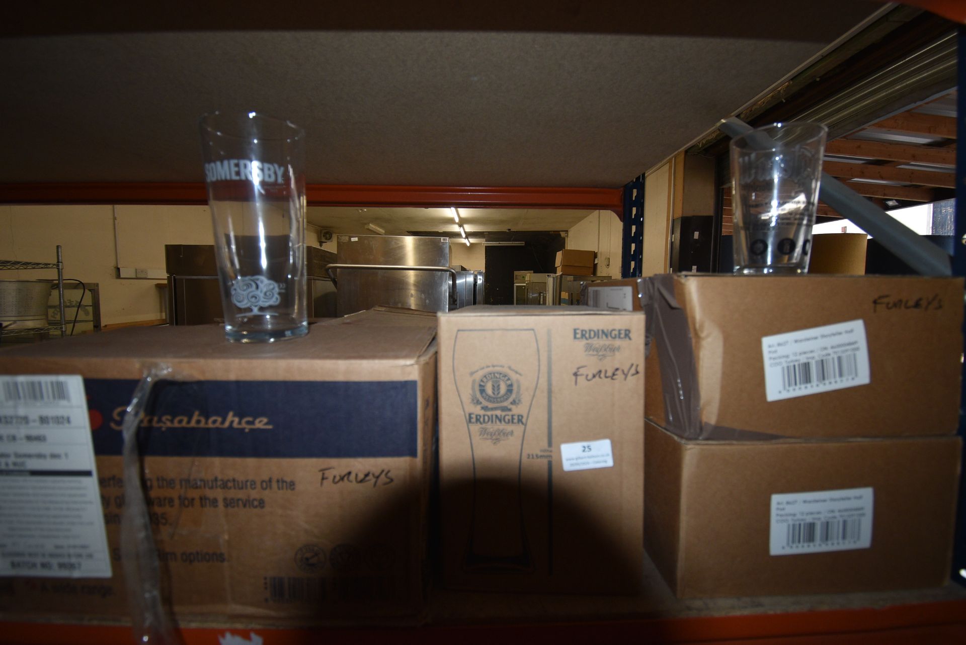 Quantity of Assorted Branded Glassware