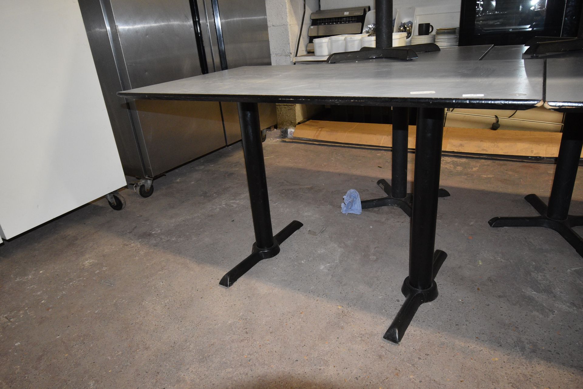 *120x70cm Rectangular Twin Pedestal Table