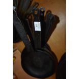 Eight Small Frying Pans