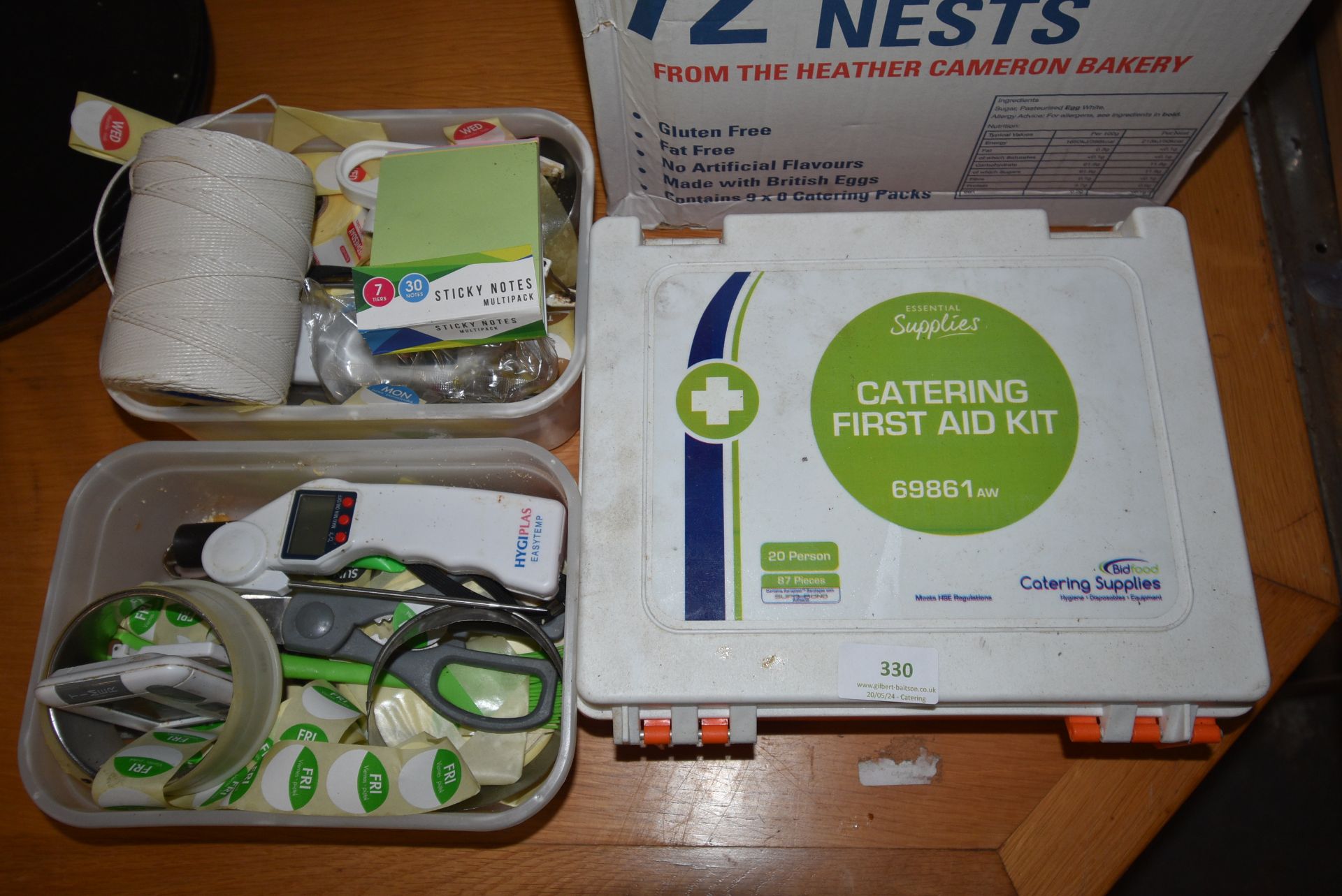 Mixed Lot Including Catering First Aid Kit, Sticky Notes, etc. - Image 2 of 2