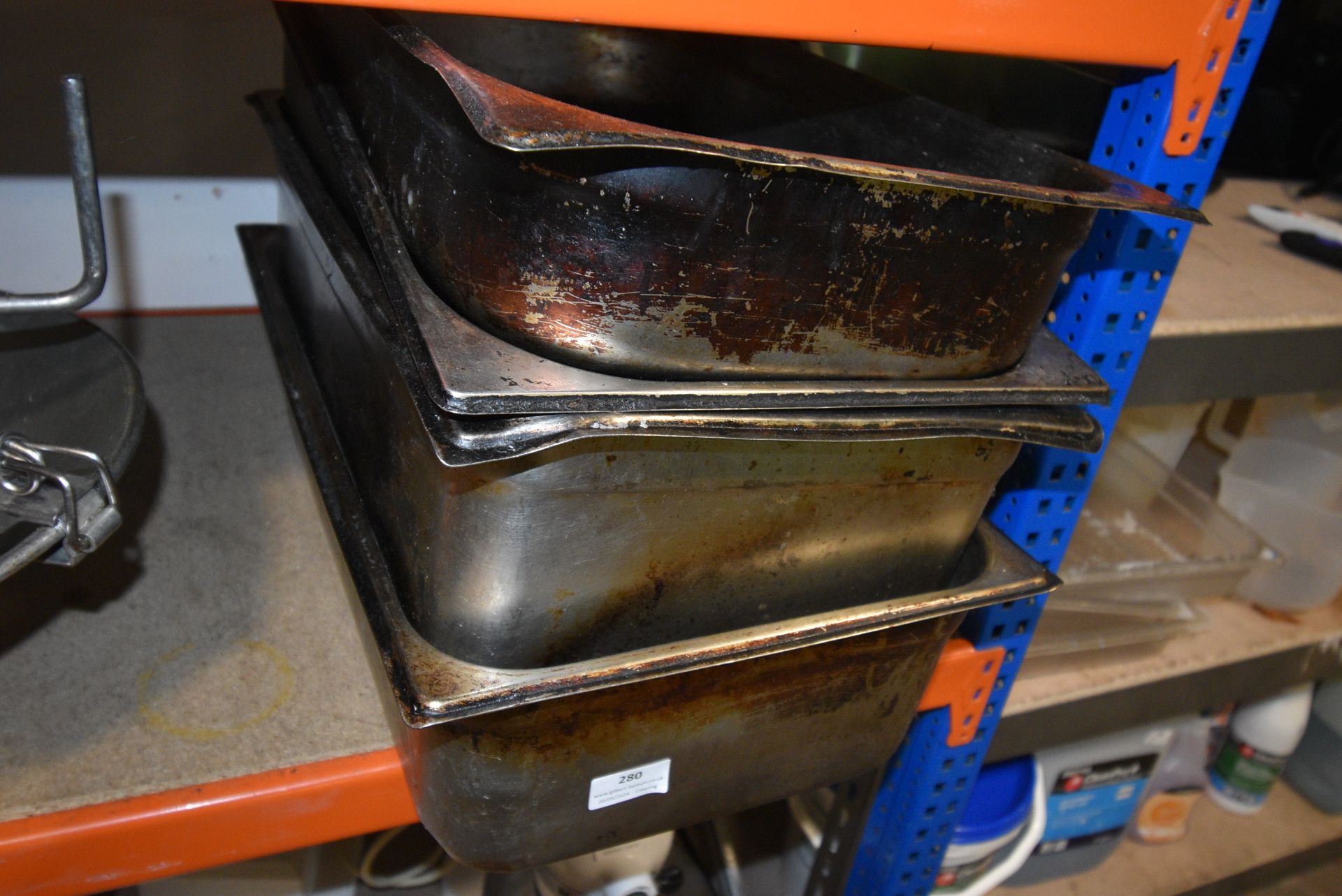 Four Large Bain Marie Inserts - Image 2 of 2