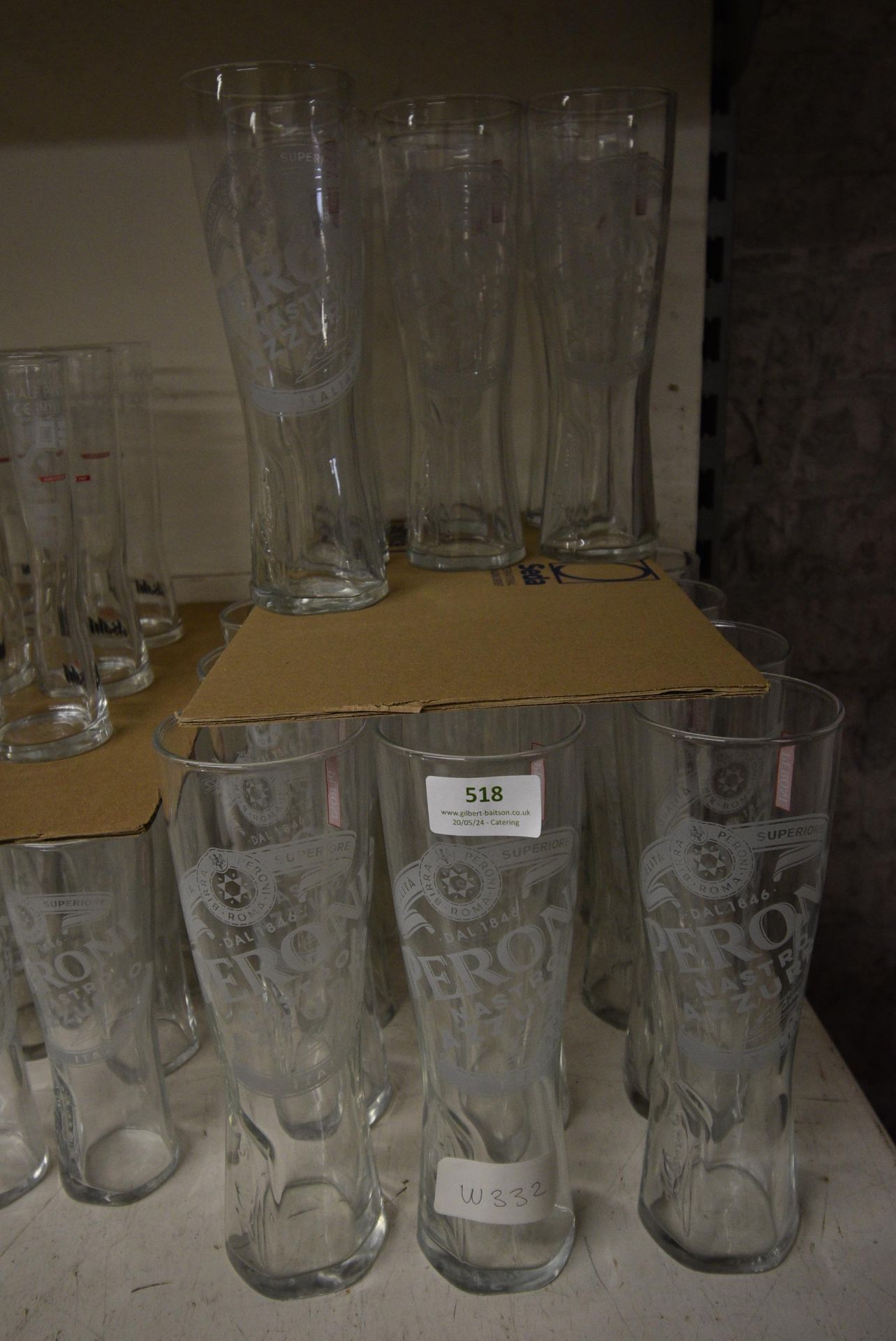 ~20 Peroni Pint Glasses