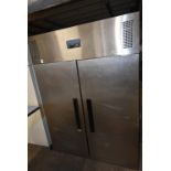 Polar G594-02 Upright Double Door Refrigerator