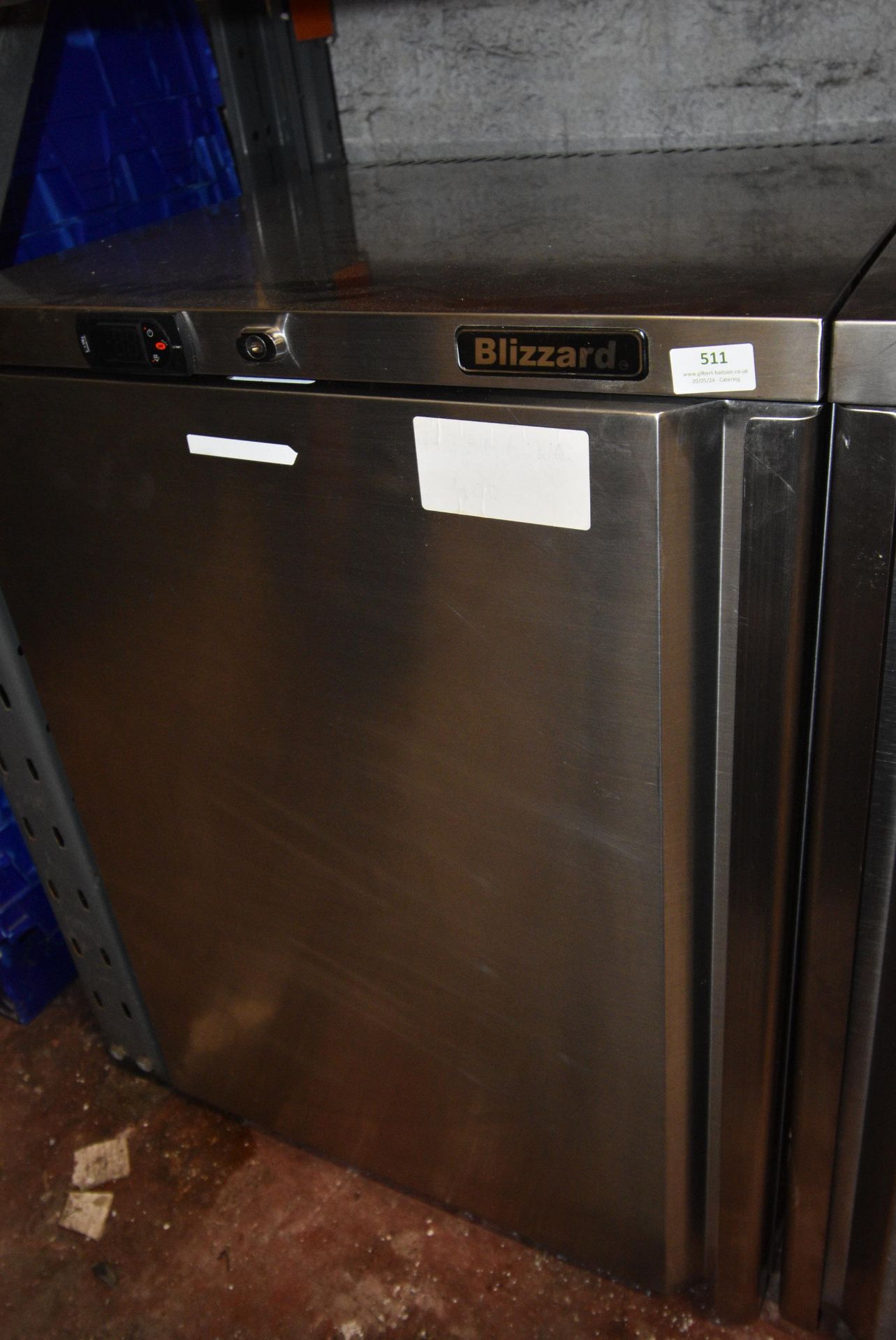 *Blizzard Stainless Stee Undercounter Freezer