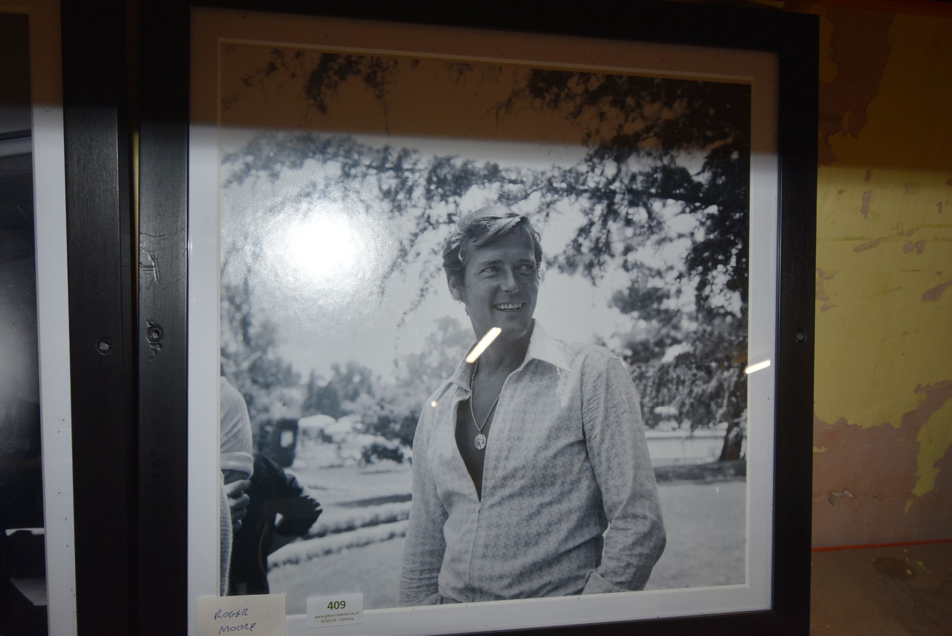 Roger Moore Framed Photo