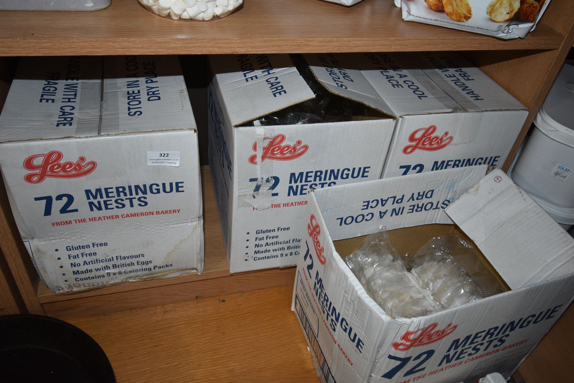 Two Boxes of Meringue nest and Two Part Boxes