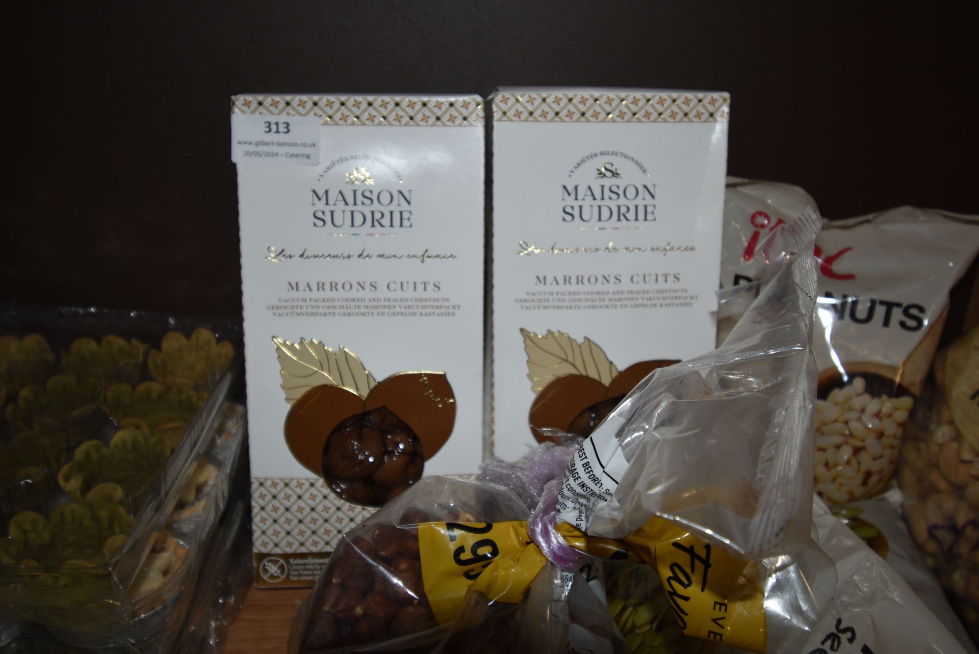 Contents of Shelf to Include Salted Nuts, Dried Mushrooms, Wasabi Paste, etc. - Image 3 of 4