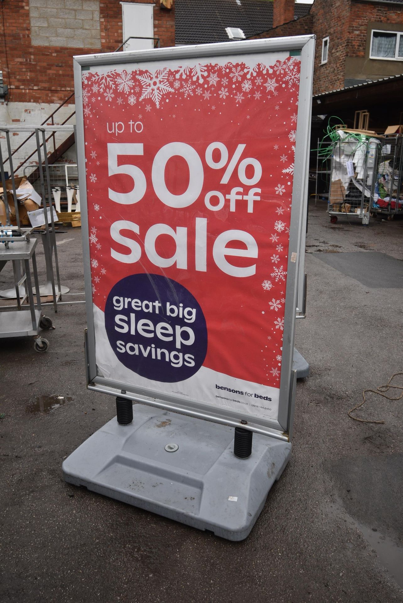 Upright Advertising Swing Board - Image 2 of 3