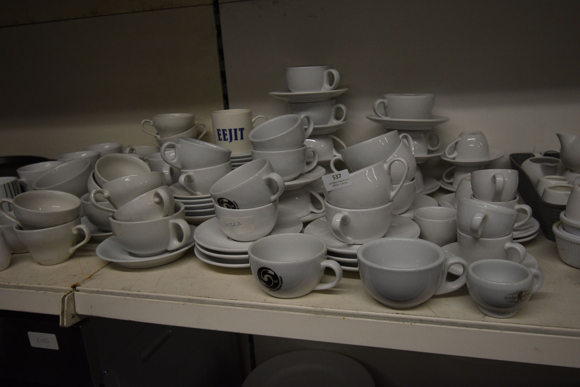 Quantity of Assorted Cups and Saucers