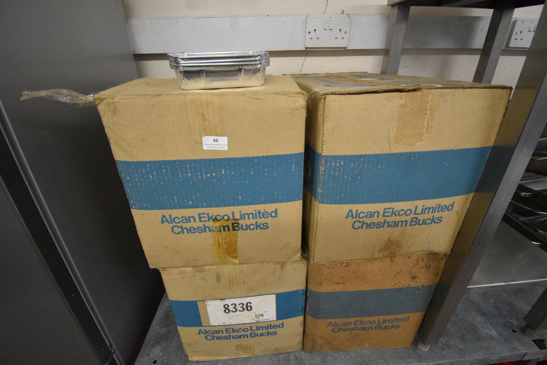 Four Boxes of Aluminium Foil Containers